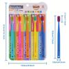 5 pacotes de escova de dentes de cerdas macias de nylon Chocolate Swiss Caring, cabo ergonômico, escolha ideal para viagens e hotéis