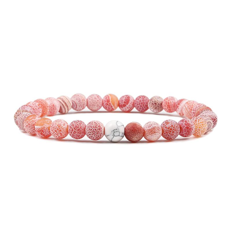 Classic Natural Stone Beaded Bracelet Men Bracelets Women 31+1 Beads Creative Gift for Lovers Best Friend Jewelry Pulsera Mujer