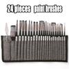 24pcs/set Nylon Hair Acrylic Paint Brushes Set Colorful Watercolor Paint Brush Pen  Adult