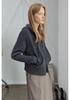 Women's Hooded Double Zipper Wool Cardigan - Thick, Long Sleeve, Pocketed Sweater Coat