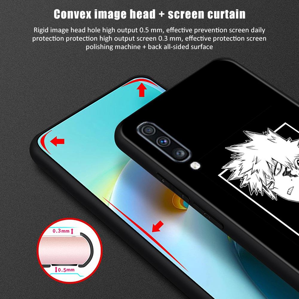 Silikon-Handyhülle für Samsung Galaxy A50 A70 A10 A20e A30 A40 A20s A10s A10e A80 A90 A60 A30s Cover Shell My Hero Academia