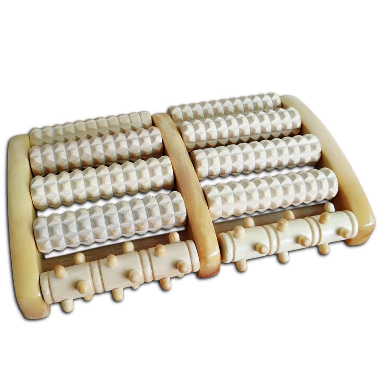 

ВИЧЕ КАТТ Рефлексология стоп Массаж стоп Массажер для стоп с роликом, Ролик, Коврик, (коричневый)