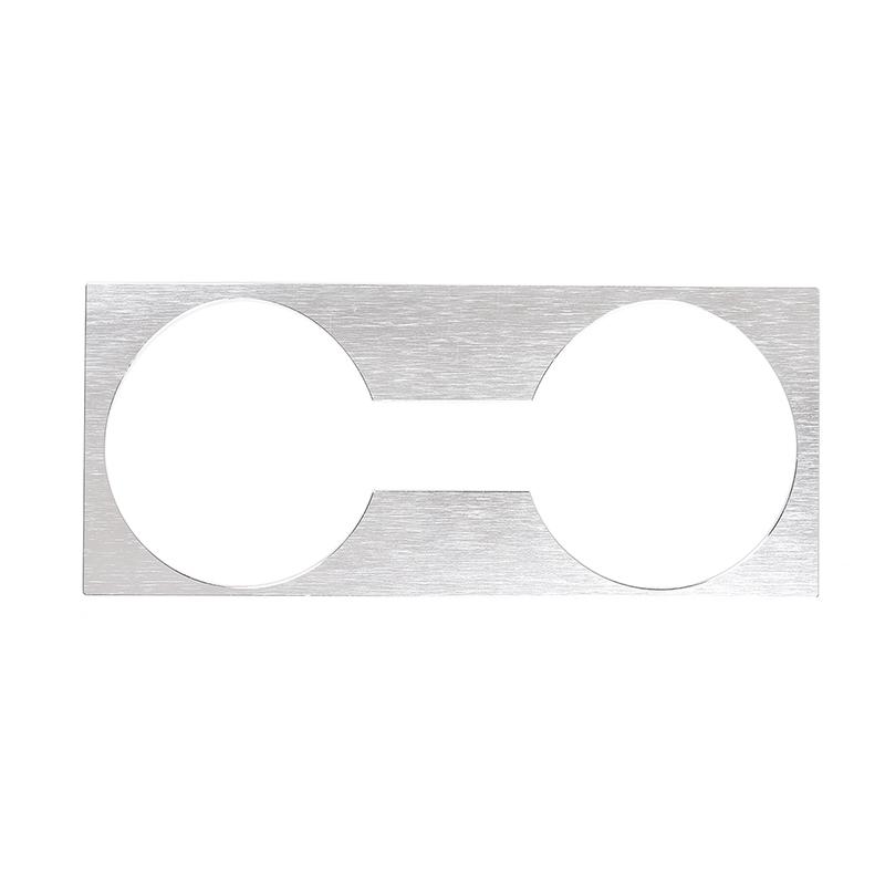 Für Land Rover Defender 2004-2018 Aluminiumlegierung Auto Mittelkonsole Getränkehalter Dekorativer Rahmen Auto Innenzubehör