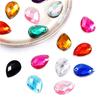 Teardrop Mesh Surface Flat-Bottom Acrylic Rhinestone for DIY Apparel & Jewelry