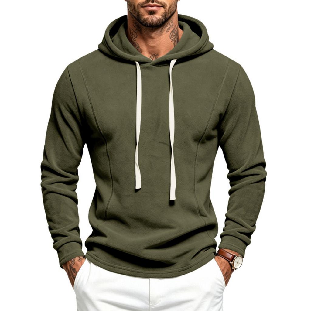 Men's Hoodie Pullover with Warm Soft for Casual Winter Everyday Wear