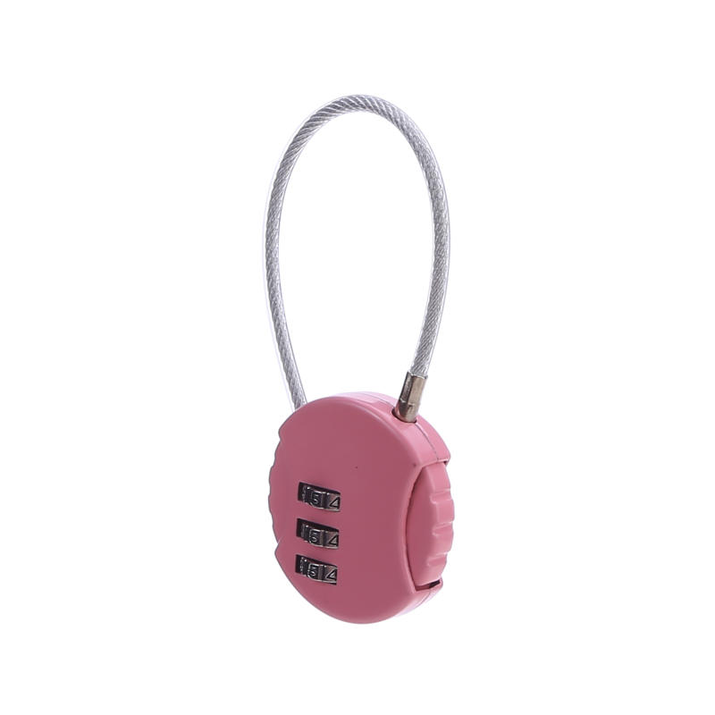 

Compact Small Combination Padlock Multi-purpose Cable Lock with Code for luggage suitcase backpack bicycle One Size