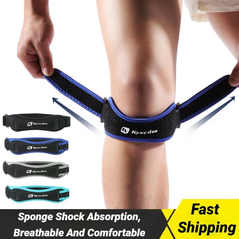 Adjustable Patella Band Knee Support Strap Brace for Basketball Tendon Protection Compression Pad
