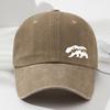 Perfect Fusion of Deep Forest and Bear Pattern Printed Baseball Hat Outdoor Adventure Sunshade Fishing Hat