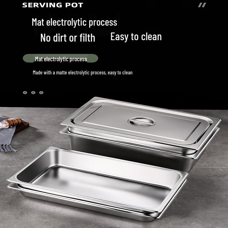 HUIHUADU Stainless Steel Perforated Gastronorm Pans & Covers