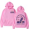 Jesus Saves Fashion Graphic Print Hoodies Man Autumn Winter Fleece Streetwear Tops