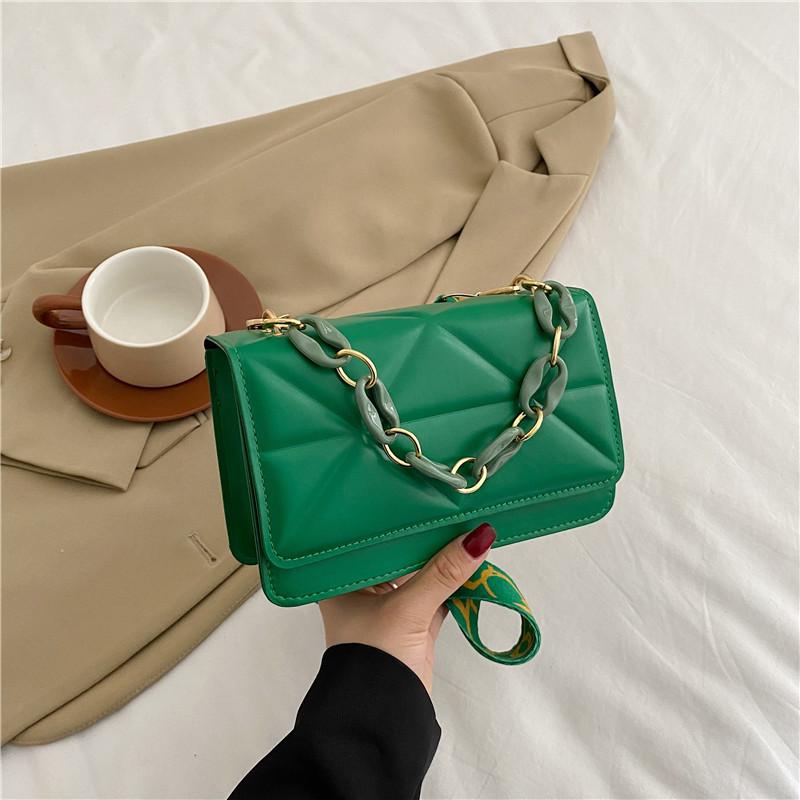 Niche bag women's small square bag summer new fashion simple shoulder bag casual trend messenger bag