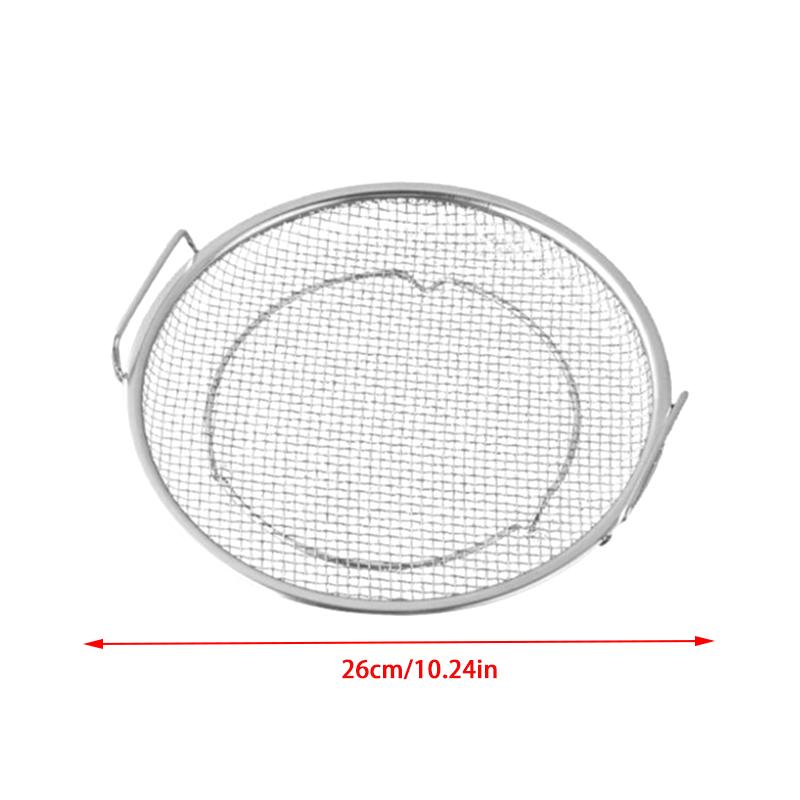 Stainless Steel Filter Tray,Reusable Round Mesh Basket,Frying Grilling,Kitchen Strainer,Fruit Vegetable Water Filter Basket