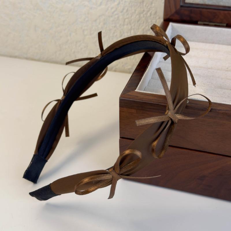 Bowknot Headbands Korean Hair Hoop Hair Bands for Women Sweet Girls Solid Color Headband Hair Accessories Headwear