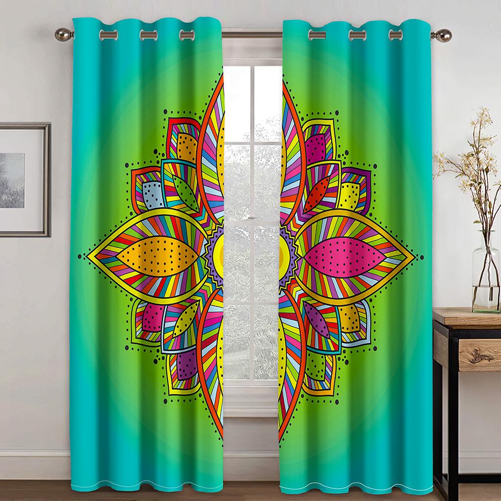 High Quality Living Room Bedroom Curtains Messy Pattern Curtains Boys and Girls Gifts Home Decor Shading Windshields