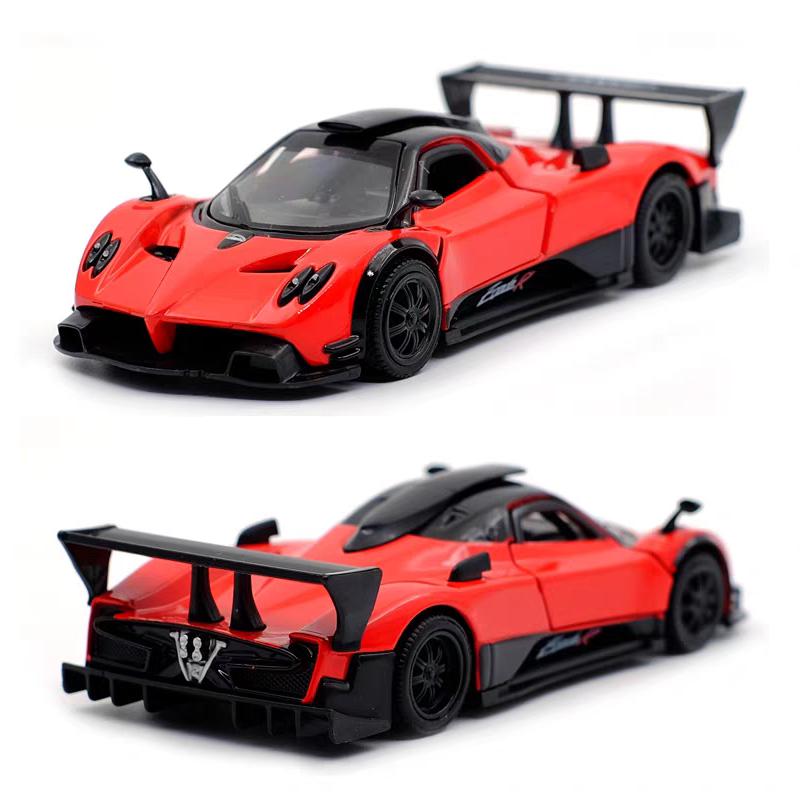 Pagani Zonda R Supercar 5 Inch Metal Car Simulation Diecast & Toy Vehicle RMZ City 1:36 Alloy Model Pull Back Car