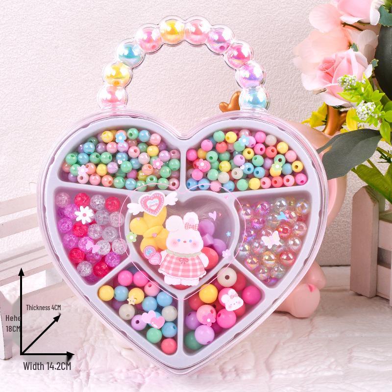 Handmade Children s Beading Toy Set: DIY Necklace & Bracelet Making Kit