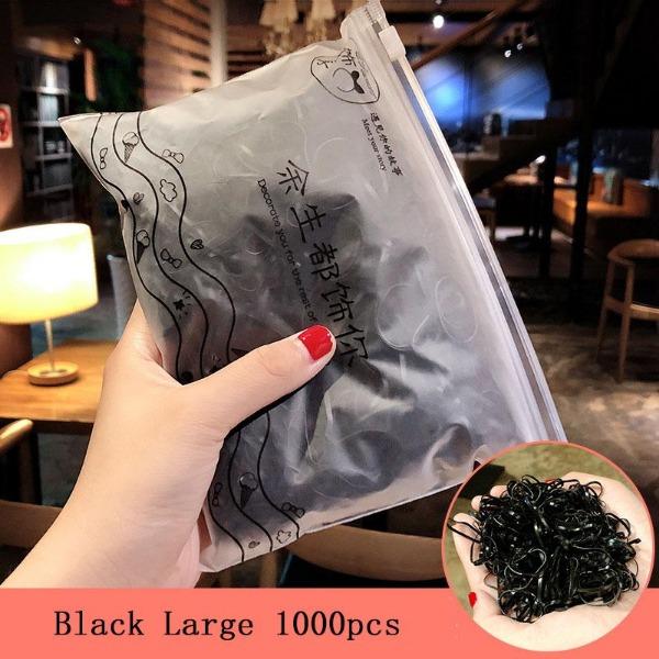 1000 teile/paket Mädchen Bunte Kleine Einweg Gummibänder Gummi Für Pferdeschwanz Halten Scrunchie Haarbänder Mode Haar Zubehör