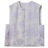Sancai New Chinese Style Jacquard Sleeveless Vest