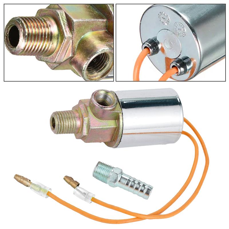 12V 24V Auto Metall Lufthorn Magnetventil Für LKW Lufthorn Schwerlast Elektrisches Magnetventil Zug Boot Ersatzkits