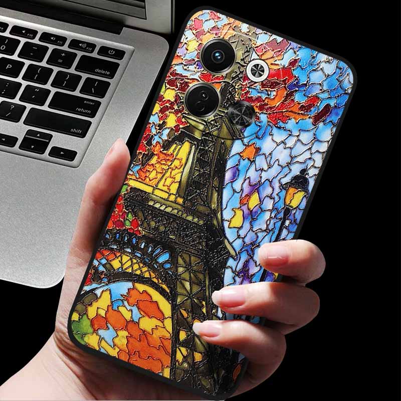 Prägung Hülle Für Tecno Spark 30 5G/ Spark 30 Pro 4G 3D Relief Prägung Retro Silikon Rückabdeckung Für Spark30 5G Weiche Hülle 30Pro 4G