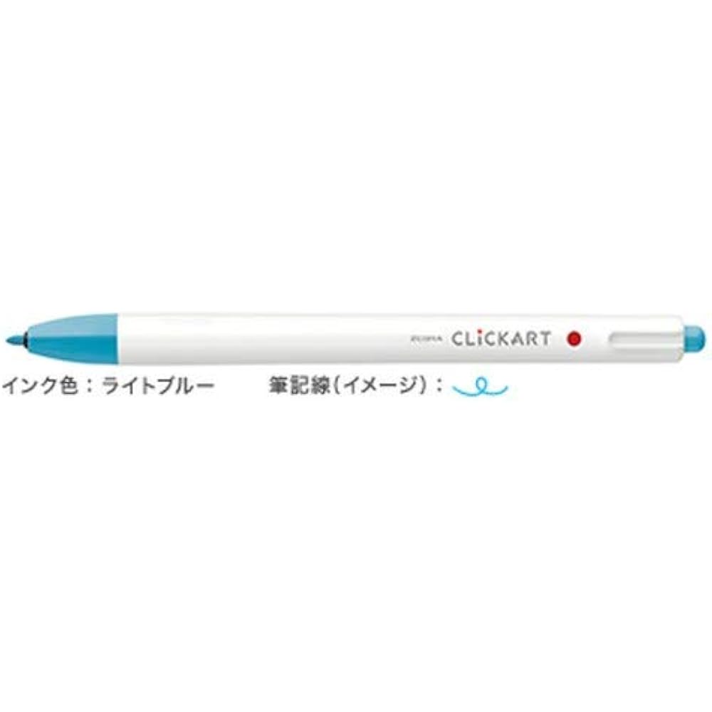 zebra clicker light blue