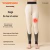 Yiershuang Women's Ultra-Thick Knee-Protecting Thermal Pants