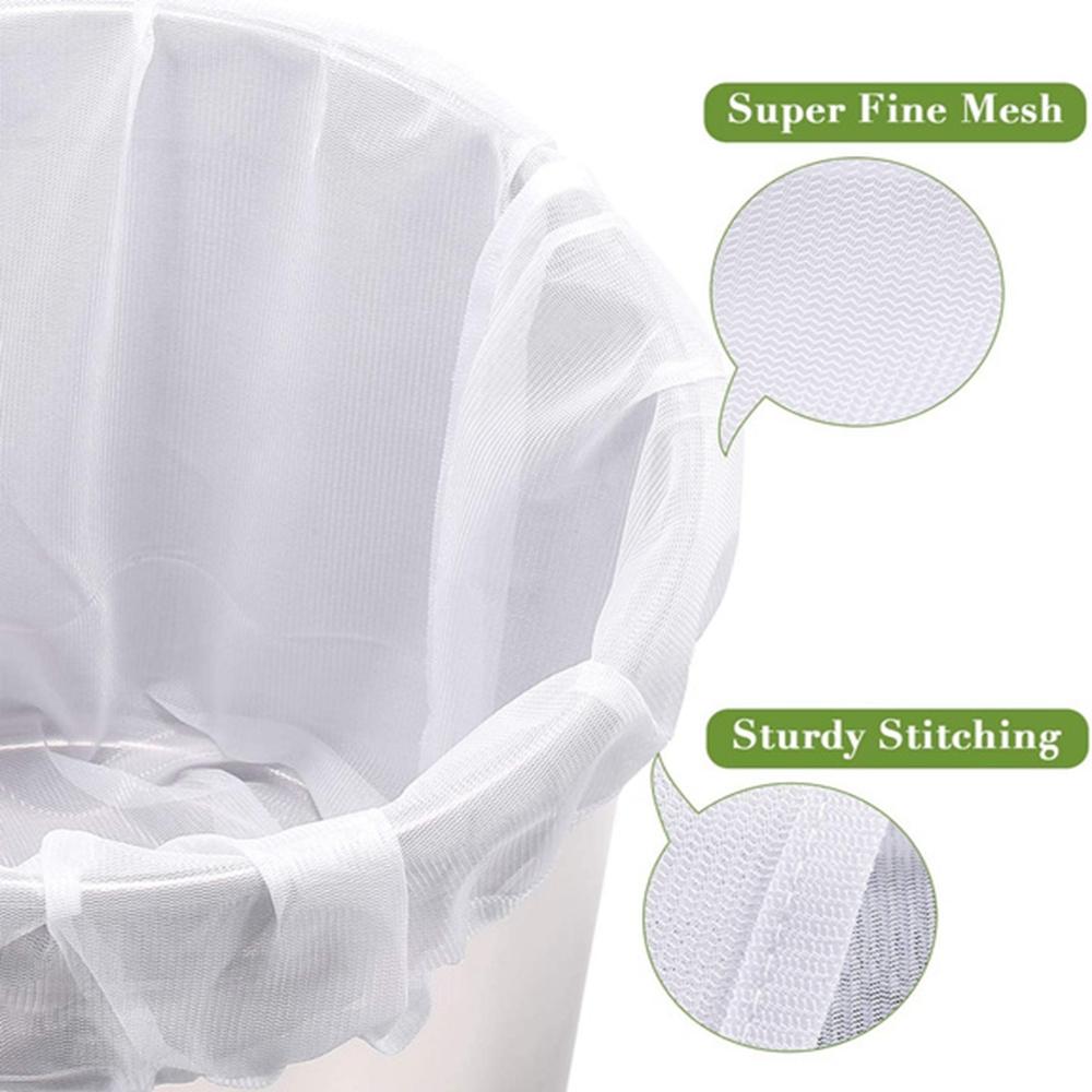 Beer Nut Milk Juice Brewing Cheesecloth Wort Mash Strainer Filter Beer Homebrew Filter Bag Strainer