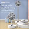 Multifunctional Scalable Electric Fan Portable Outdoor Camping Folding Fan Household Desktop Cooler