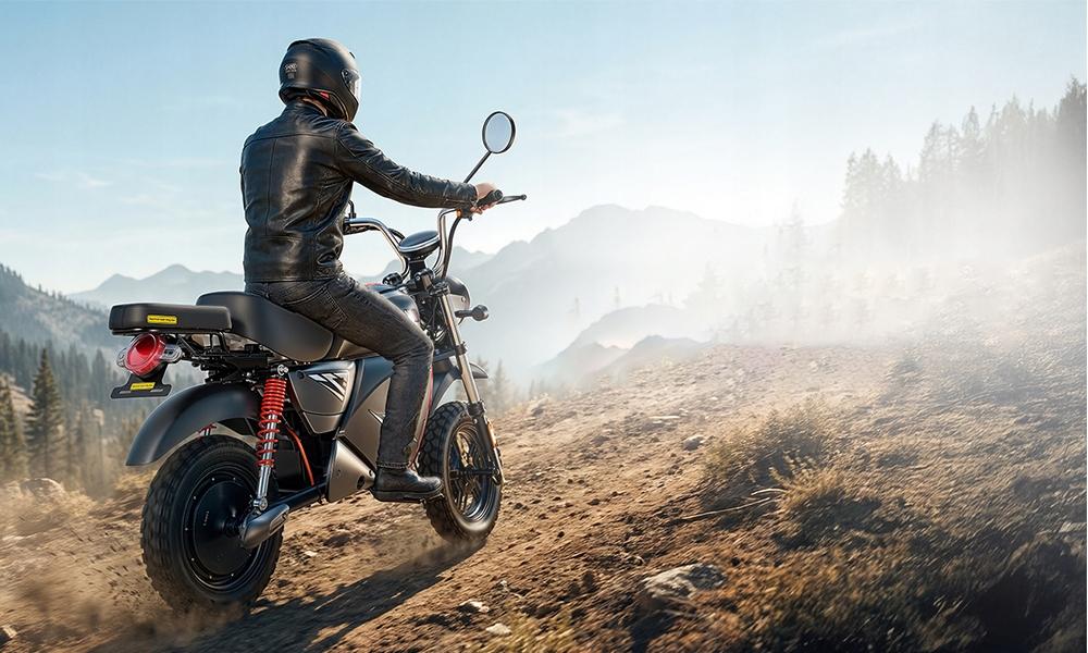 Elektromotorräder Motocykl elektryczny für Erwachsene 2000W, Stadttauglich, Reichweite bis zu 90 km, NFC