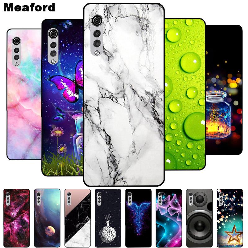 Para Capa LG Velvet Mármore Silicone Macio Capa Traseira para Celular LG Velvet 5G UW Para Capas LG Velvet 2 Pro / Velvet2 Pro Coque
