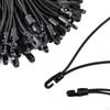 20 Pieces Bungee Cord with Hooks Strap Portable Heavy Duty Tarp Tie 25cm Length for Tents