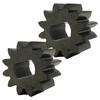 2pcs Gears Equipment Hassle-free Lawn Mower Metal Parts Pinion Gears Reliable Self-propelled Smooth Wheel 12 Tooth