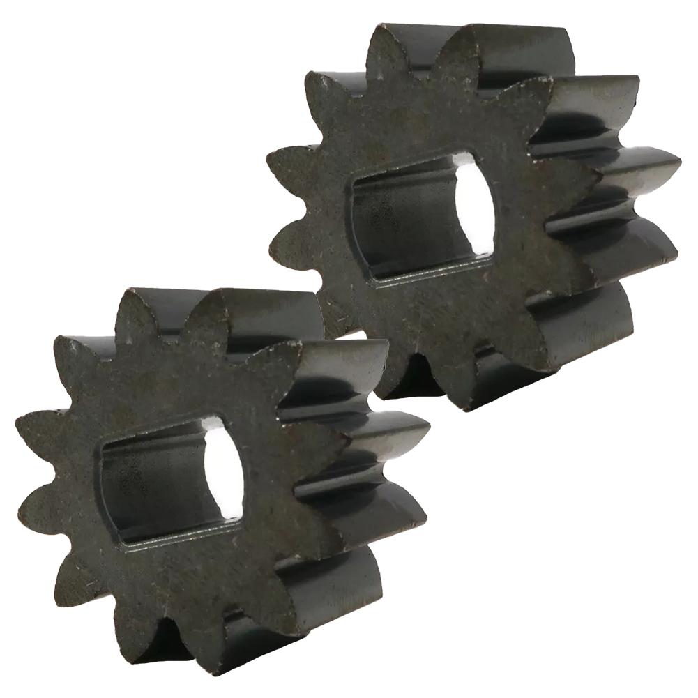 2pcs Gears Equipment Hassle-free Lawn Mower Metal Parts Pinion Gears Reliable Self-propelled Smooth Wheel 12 Tooth