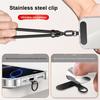 Handy-Lanyard Verstellbares Crossbody-Nackenband Seil mit Edelstahl-Pads Anti-Verlust Anti-Diebstahl Geflochtenes Seil