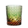 Edo Kiriko Hand-Carved Crystal Whiskey Glass