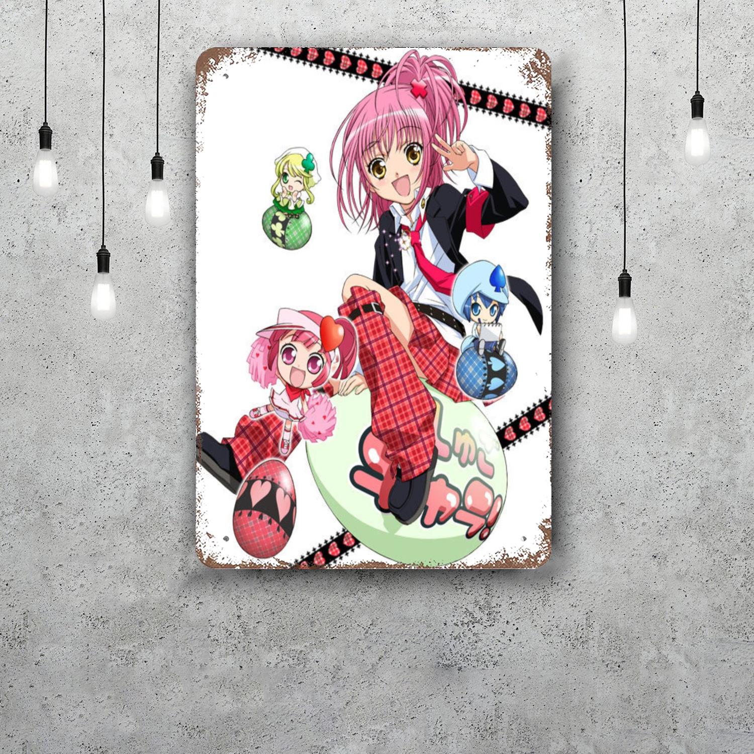 

Shugo Chara Металлические Знаки настенный декор Винтажные Жестяные Знаки Капитан Металлический Постер Декор для Бара Паба Клуба Настенное Украшение 20x30cm（7.8x11.8inch）