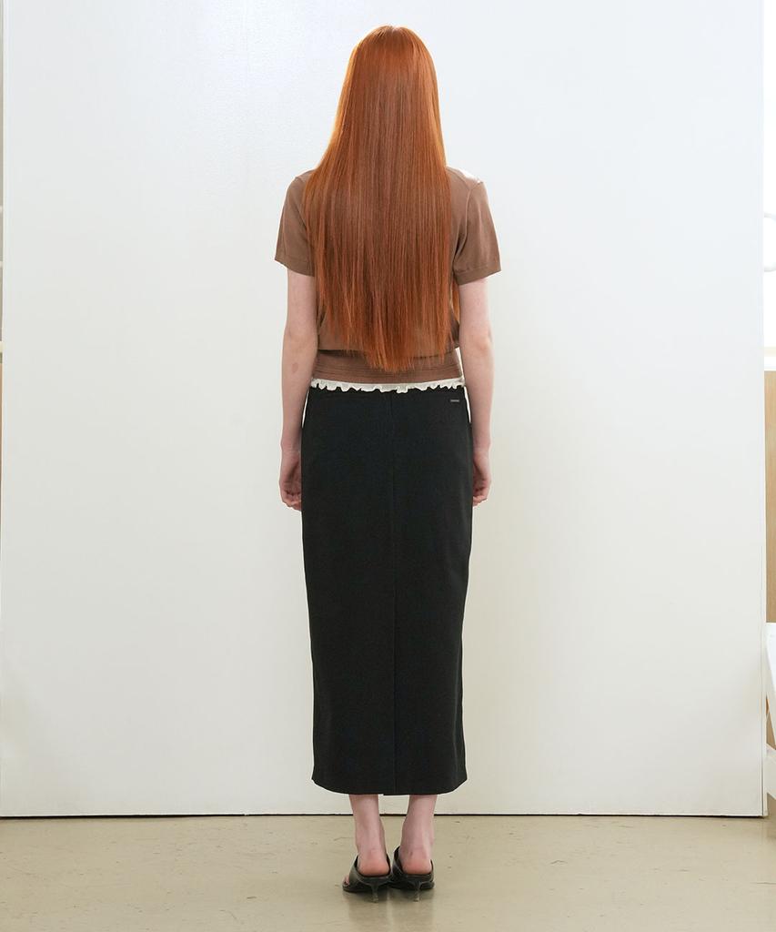 GENERALIDEA Airy Essential Collar Half Knit [Mocha] / Wbe2L05513