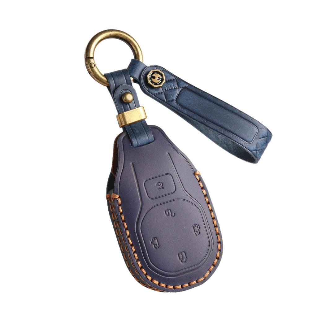 GAC Trumpchi E8 Key Cover: Genuine Leather High-End Shell for E8MAX, Unisex with Buckle.