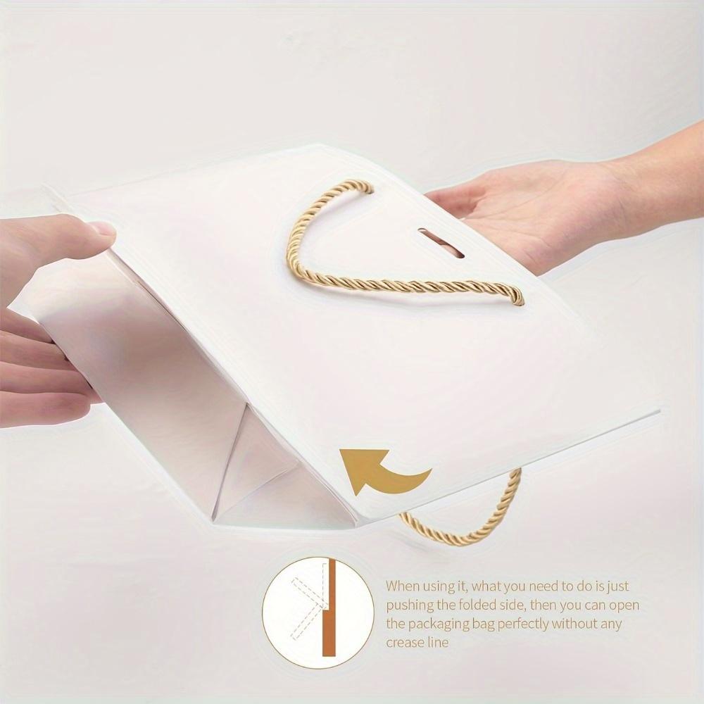 10pcs Black Gift Bags Small Gift Bags with Handles Party Favor Bags with Golden Bow Ribbon Paper Gift Bag Bulk for Birthday Wedding Bridesmaid Holiday