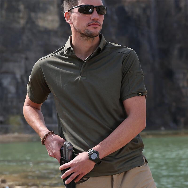 Men s Tactical Quick-Dry Polo Shirt