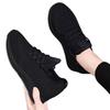 Women's Black Anti-Slip Casual Workout Shoes - Soft Sole Old Beijing Cloth for Running, Fitness, Dancing