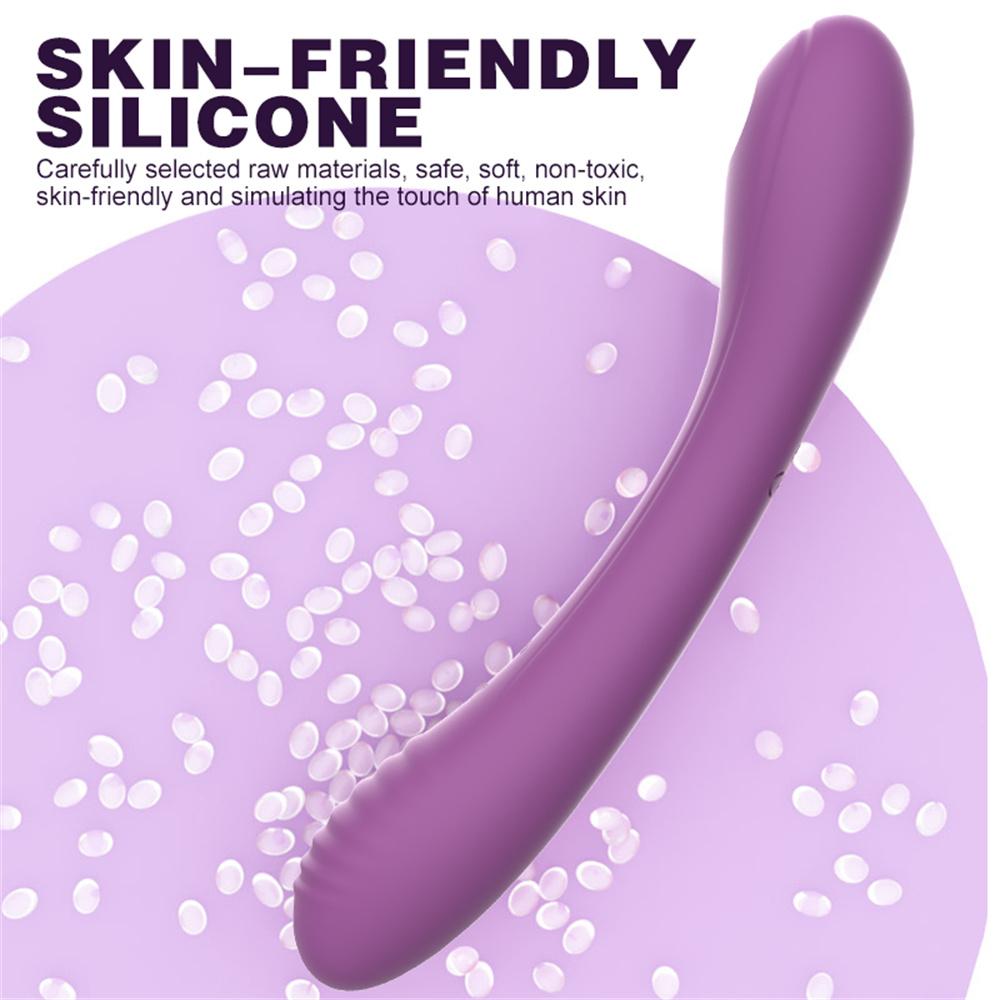 Double Head Vibrator Sex Toys Clitoris Sucker Foldable Dildo G Spot Vagina Massage Masturbation Adult Toy For Women Joinjjtoy