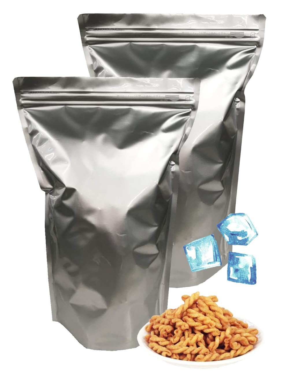 

Sanshu Souhonpo Pasta Crunchy Snacks 1kg x 2 Snacks, (Salt Flavor, Bags)