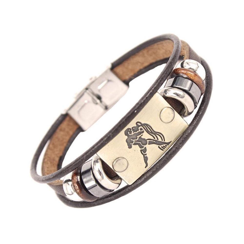 Layer Braided Constellations Multi Jewelry  Retro Unisex   Leather Bracelet