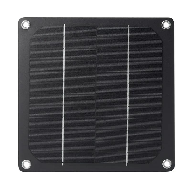 Solar Fan Outdoor Camping Tent Small Ventilation Fan Pet Odor Exhaust Fan Outdoor BBQ Air Circulation Portable
