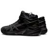 Asics Gel-Burst 24 Round Toe Lace-Up Fabric High-Top Basketball Shoes Unisex Sneakers Black 1063A015-001