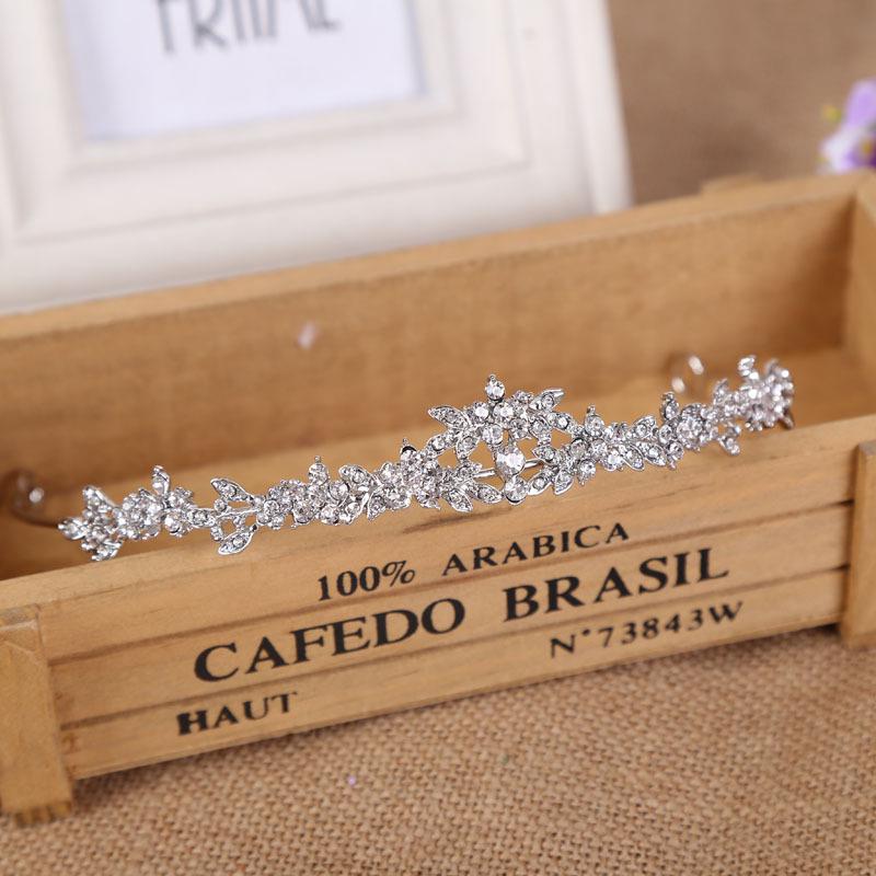 

Стразы Свадебная Корона Фата Повязка на Голову для Свадьбы