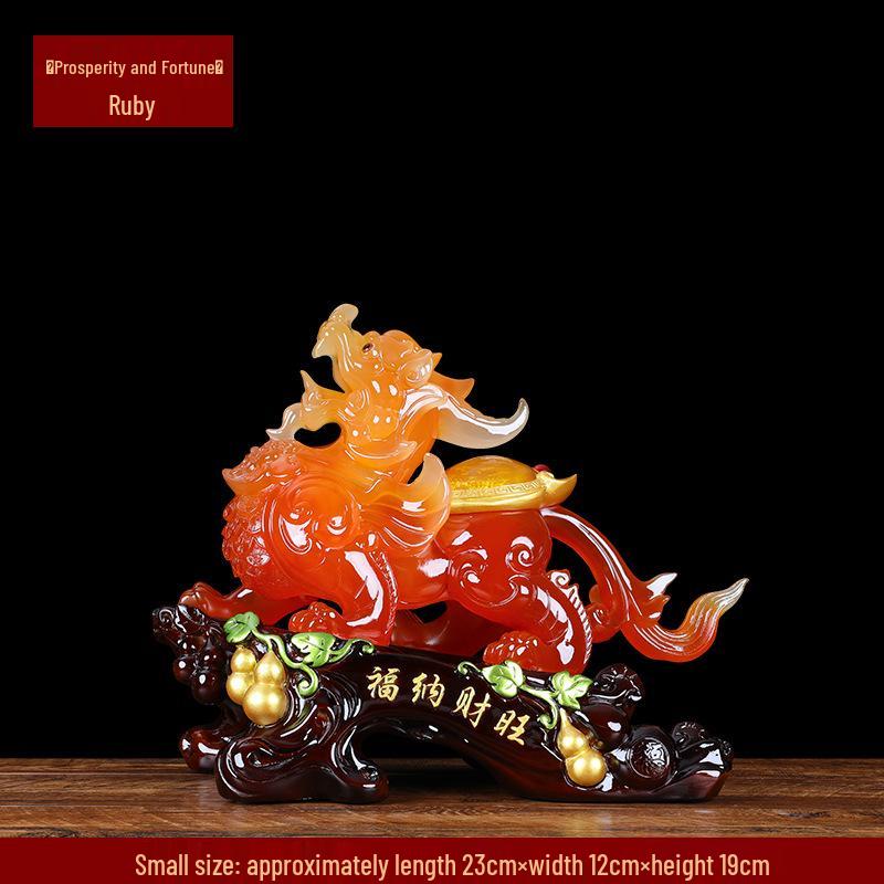 Prosperous Wealth Pixiu Ornaments: Fortune-Building Gifts for Shop Openings & Housewarmings
