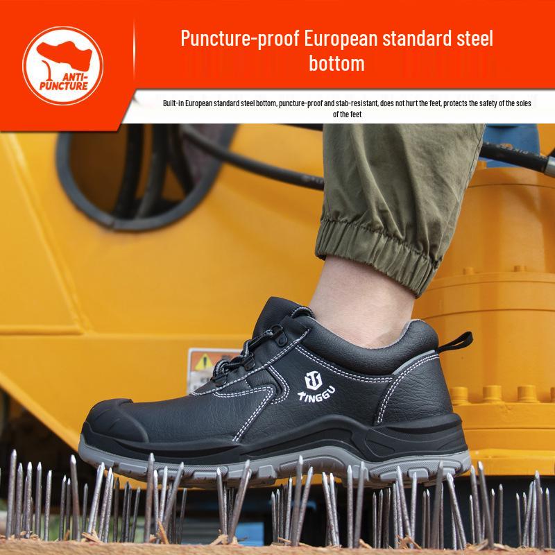 Anti-Static, Anti-Smash, Anti-Puncture, Wear-Resistant Safety Work Shoes 36