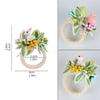 Plastic Napkin Rings With Easters Rabbit Eggs Theme Durable Suitable For Indoor Outdoors Celebration And Event